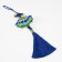 Suspension Textile "Lotus" blue 2x10x29 cm