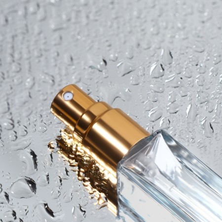 A bottle for storage, with a sprayer, 10 ml, golden color-3