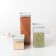 Rectangular container Brabantia Tasty Colours, light gray color, 2.5 liters