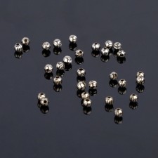 Crimp (clamping bead) SM-378 (set of 30 pcs.), 2.4 mm, color silver color