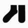 Women's socks, black size 36-40