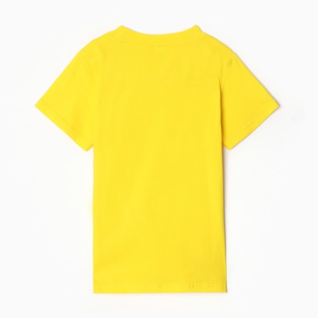 T -shirt for nursery, yellow color, height 122-3