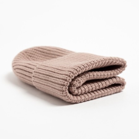 Women's hat minku with gateway, size 54-56, beige color-3