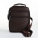 Male bag on lightning, long belt, brown color