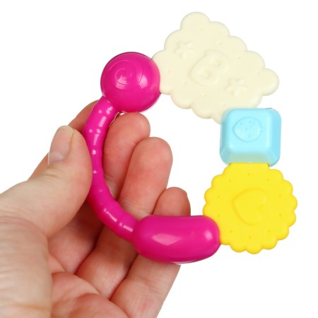 A set of rattles "Sweets", with elastic elements, 5 pcs, color mix, crumb I-13