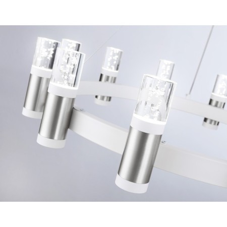 LED LED SCREED OF AMBRELLA LIGHT, LINTECH, FL6205, LED, 72 W, 5400LUM, 4200K, white color, chrome-4