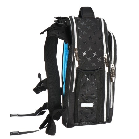 Frame backpack 37x28x18, Devente Premier 17l, Ninja, for boys, black-3