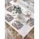 A set of napkins for setting the table "Decorative feathers", rectangular, size 32x46 cm, 4 pcs