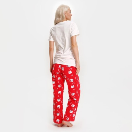 Pajama New Year's Women (T-shirt and Pants) KAFTAN CATS, size 48-50-2