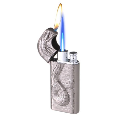 Gas lighter "Snake", piezo, flame adjustment, 7.8 x 3.2 x 1.5 cm-2