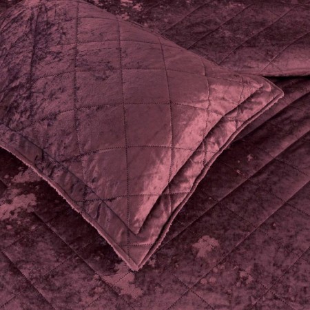 Set with a veil "Galaxia": size 240x260 cm, 50x70 cm - 2 pcs, color Bordeaux-1