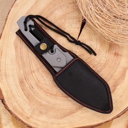 Throwing knife "Hornet" 23cm, blade 106mm/4mm, silver-4