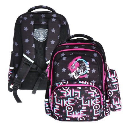 School backpack by Ergon. Spin Erich Krause Schoolline 20l 42*31*14.5 Top Blogger + Penal