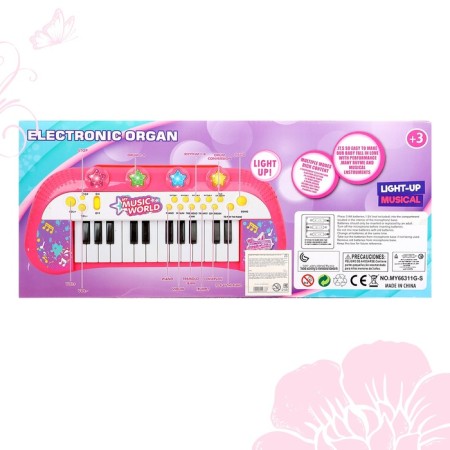 The synthesizer "Young pianist", sound, light effects-9