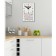 Carty clock is wall-mounted, interior "kitchen rules", smooth move, 1AA, 57 x 35 x 4 cm