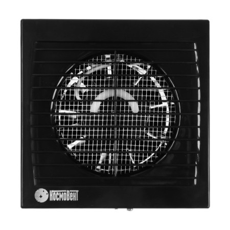 Exhaust fan "Cosmetic" B125VK, D = 125 mm, 12 W, 40 dB, 188 m³/h, with shutdown, black-1