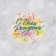 A set of business stickers "Happy Birthday", 4 x 4 cm, 50 pcs