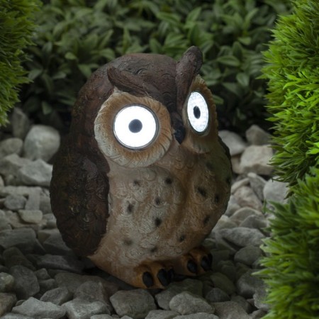 Lamp Garden era on the sunny battery "Owl Brown" LED, IP54-6