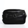 Male bag over the shoulder, artificial leather, black color