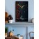 Carty clock is wall-mounted, interior "the tastier the coffee, the kinder the morning", a smooth move, 57 x 35 x 4 cm