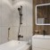 Shower stand IDDIS RAY RAY70B0I17, black matte