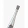 Pinzet straight, narrow, with a comb, 8.8 cm, in a case, color mix