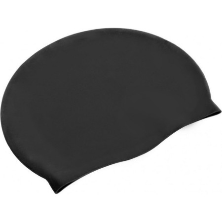 Bradex swimming cap, silicone, black-1