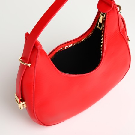 Women's bag with lightning, red color-6