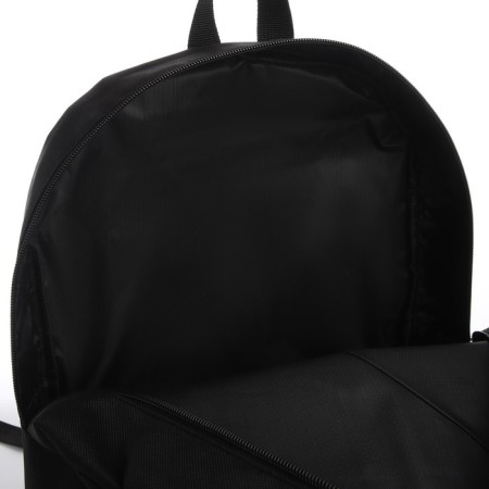 School textile Backpack with anime lacing, 38x29x11 cm, black-9