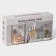 Holder for bathrooms and kitchen accessories, 17 × 7 × 11 cm, color gray color
