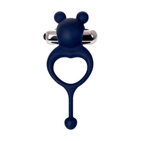 Vibrocolor with a tail Jos Mickey, silicone, blue, 12.5 cm-1