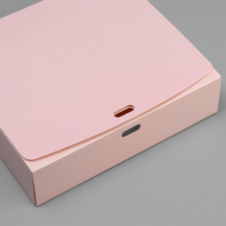 Gift folding box, packaging, “pink”, 20 x 18 x 5 cm, without tape-4