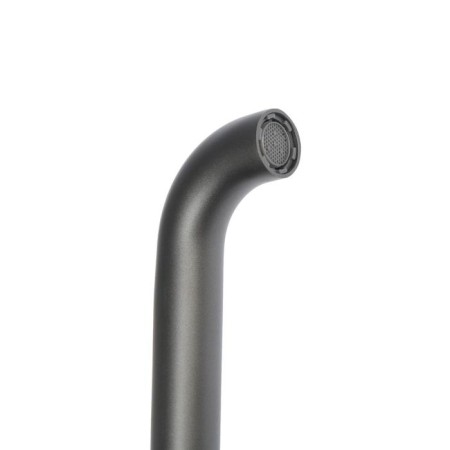 Accoona A4490at-3 kitchen mixer, single-leaf, high spout, brass, gray graphite-1