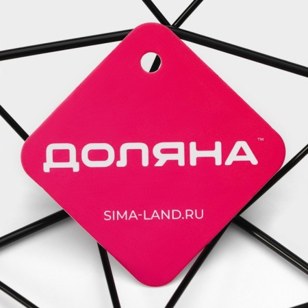 Fruitor Dolyana "Geometry", 26 × 26 × 8 cm, black color-6