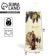 Gift package for a bottle, packaging, "congratulations", white craft, 13 x 36 x 10 cm