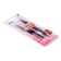 Mechanical pencil 0.5 mm Beifa premium office, with an eraser, with interchangeable stiffles, anti -slip housing, mix