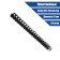 Plastic binding springs, d = 51mm, 50 pieces, sew 341-410 sheets, black geleos