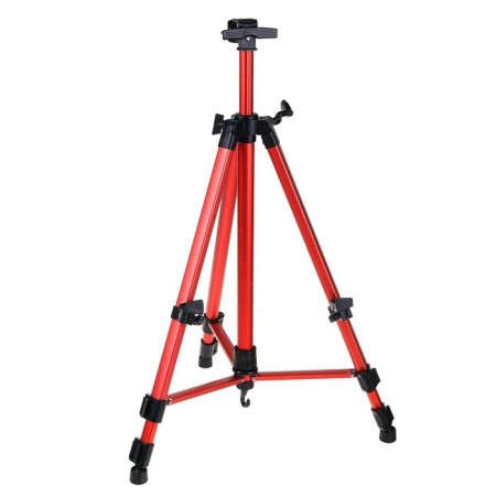The telescopic prayer, tripod, metal, red