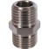 NIPPEL STUT SFT-0004-001414, 1/4 ", external/external thread, nickelled brass