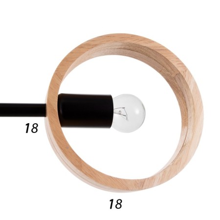 Chandelier 1057/3bk E27 60W black 70x70x55 cm Bayerlux-6
