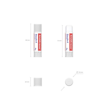 Clear adhesive Erichkrause Standard, 6 g, fast gluing-1