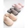 Slippers female closed nose, size 36-38, color gray color
