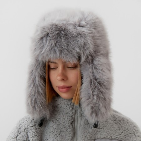 Women's hat-hallet minaku, gray color, rr 56-58-4