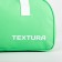 Sports bag, textura, average size, green color