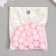 Beads for creativity plastic "Pale pink" matte d = 1.2 cm set 20 g