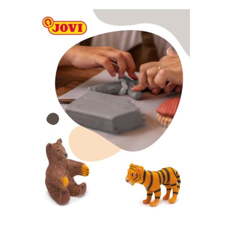 Jovi sculpting mass, selfless, polymer, 1000 g, gray-4