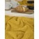 Texrepublic blanket, size 200x220 cm, ocher color