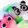 Set of toothbrush and children's sand cloth for teeth on a suction cup “Kids-pins”