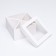 Box under the cake, white, 17 x 17 x 10 cm