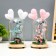 Nightlight "Romance" LED from batteries 3xlr44 mix 11x11x25 cm Risalux